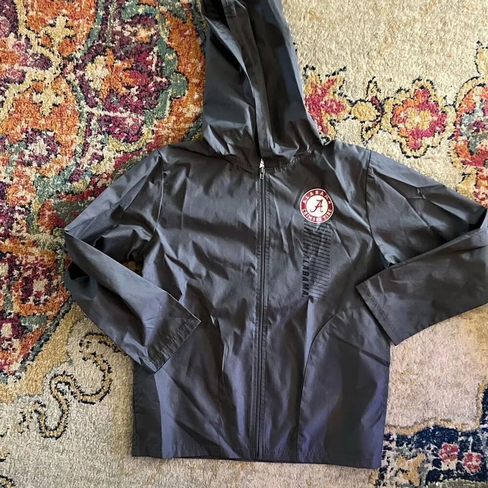 Alabama Crimson Tide Hooded Windbreaker – Size Kids 8/10